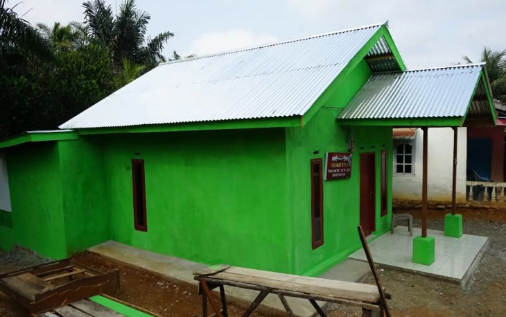 Rehab RTLH Masjid dan Pembuatan Pos Kamling TMMD 118 Kodim 0408/BS Selesai