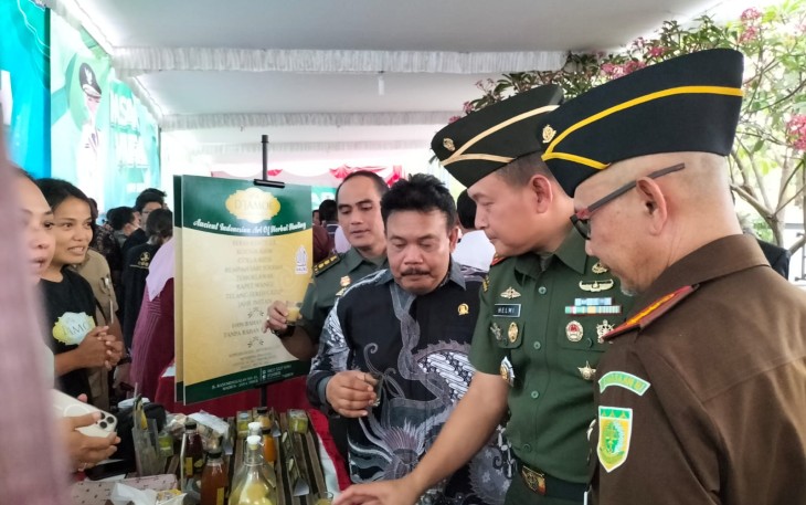 Dandim 0803/Madiun Letkol Inf Meina Helmi turut hadir dalam kegiatan