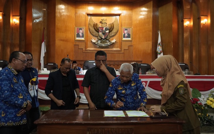 Bupati Sampaikan Pendapat Akhir Pada Rapat Paripurna DPRD Kabupaten Asahan
