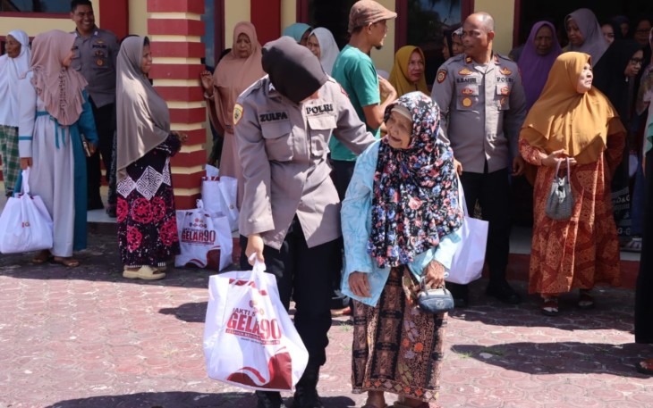 Alumni AKABRI 90 Bakti Sosial di Polres Aceh Timur