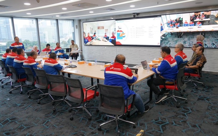 PGE saat melakukan pelatihan kepada jajaran direksi dan manajemen serta pekerja di Proyek Hululais, Bengkulu, Rabu (2/8/2023).