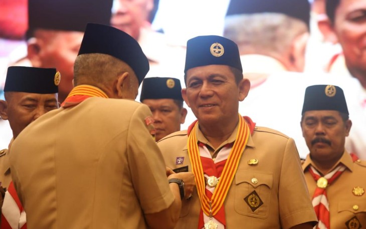 Gubernur Ansar dilantik menjadi Ketua Pengurus Majelis Pembimbing Daerah Kwarda Kepri 