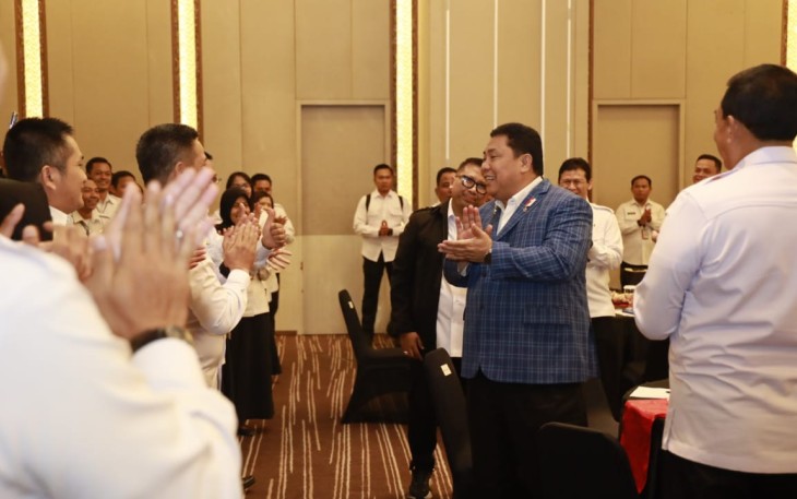 Kepala BNN RI Komjen Pol. Prof. Dr. Petrus Reinhard Golose saat kunjungan kerja ke Provinsi Daerah Istimewa Yogyakarta didampingi Pejabat Tinggi Madya dan Pejabat Tinggi Pratama.