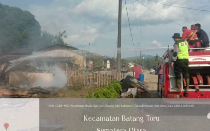 Proses pemadaman api pasca kebakaran