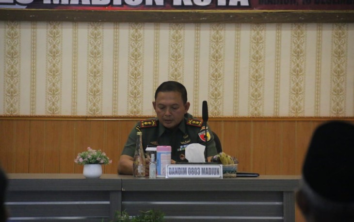 Dandim 0803/Madiun Hadir Rakor Pengamanan Natal dan Tahun Baru 2024