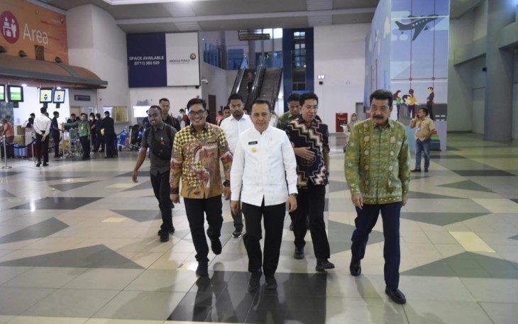Pj Gubernur Agus Fatoni Cek Bandara Internasional SMB II Palembang