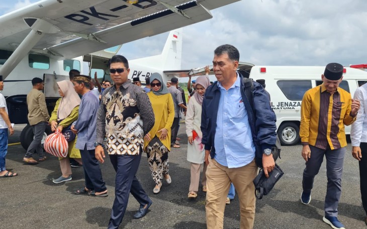 Danlanud RSA Ranai Bantu Kelancaran Kepulangan Jenazah Ibunda Bupati Natuna 