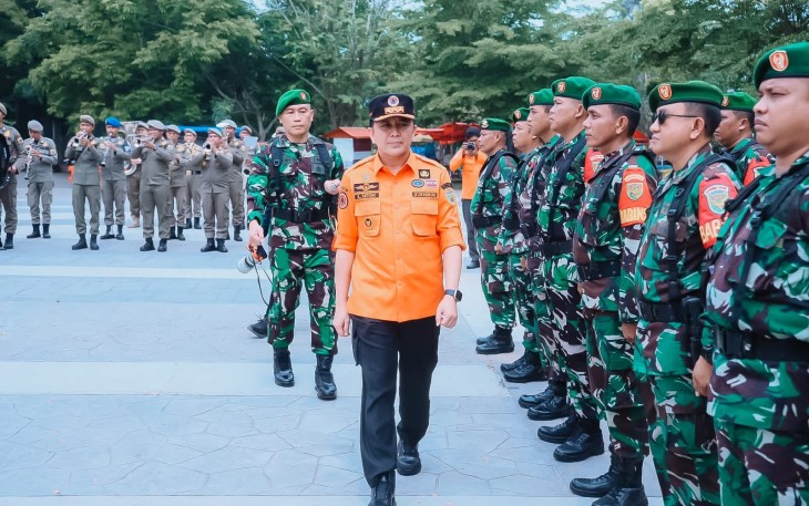 Pj Gubernur Agus Fatoni Pimpin Apel Kesiapsiagaan Penanggulangan Bencana