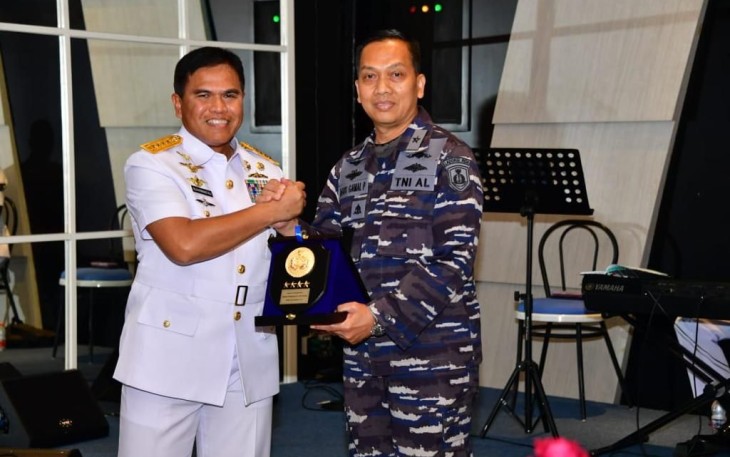 Kepala Staf Angkatan Laut Laksamana TNI Muhammad Ali memimpin Pelepasan Perwira Tinggi