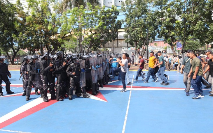 Latihan Pengamanan Pemilu 2024