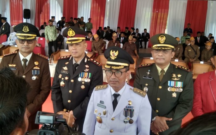 Upacara HUT ke-78 Republik Indonesia di Aceh Timur Khidmat