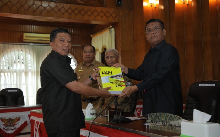 Bupati Asahan Sampaikan LKPJ Tahun Anggaran 2022