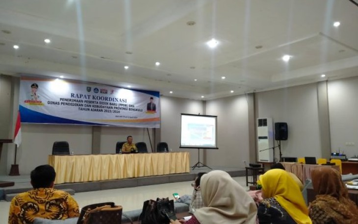 Disdikbud Provinsi Bengkulu Gelar Rakor PPDB 