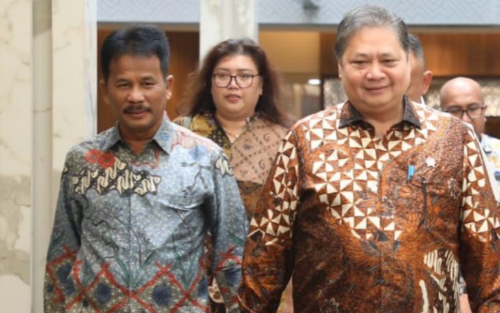 Muhammad Rudi Laporkan Progres Ke Menko Perekonomian