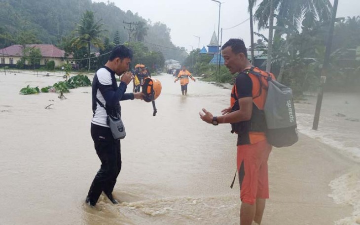 Kondisi banjir Nias Selatan