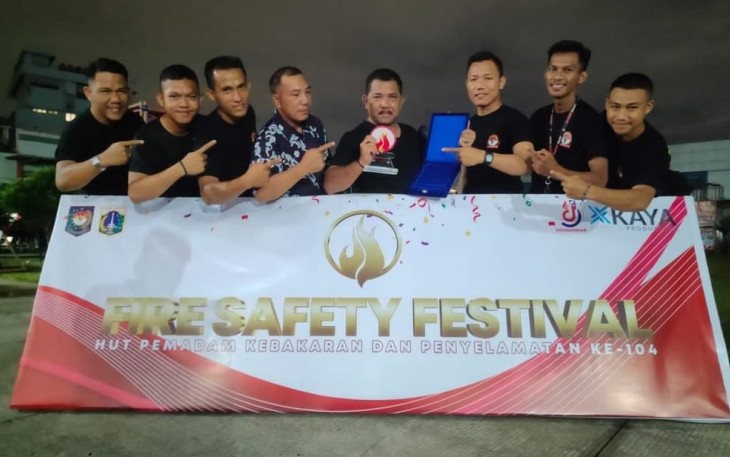 Damkar Kota Bengkulu Raih Juara Pada Kompetisi National Firefighter Skill Competition