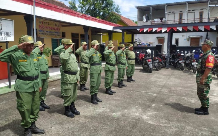 Pelatihan linmas desa binaan