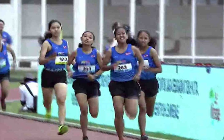 Kompetisi atletik pelajar di GBK 