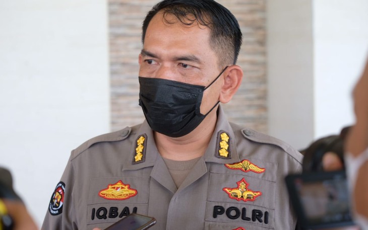 Kabid Humas Polda Jateng Kombes Pol Iqbal Alqudusy saat memberikan keterangan pers 