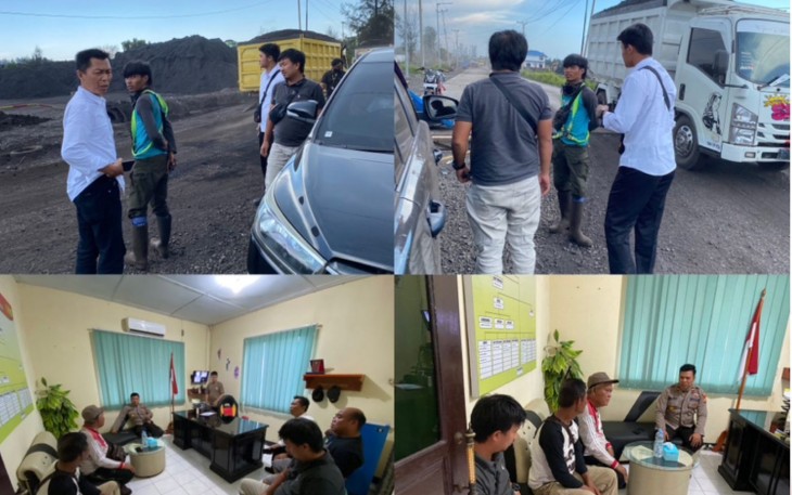 Gerak Cepat, Kapolsek KSKP Pulau Baai Redam Keributan Buruh Bongkar Muat Pelabuhan
