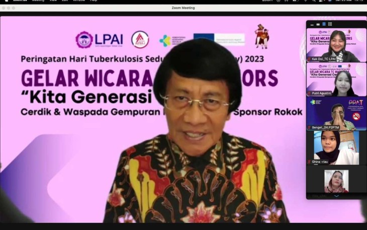 Ketua Umum LPAI Seto Mulyadi, saat mengikuti FGD program TC Warior secara daring