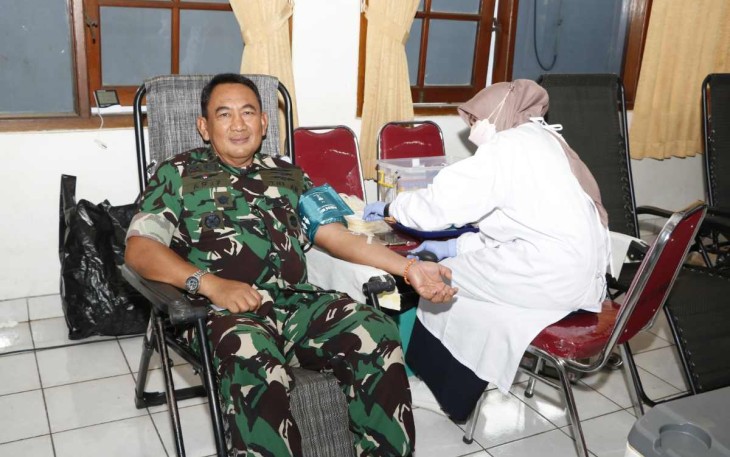Donor darah prajurit Koharmatau 