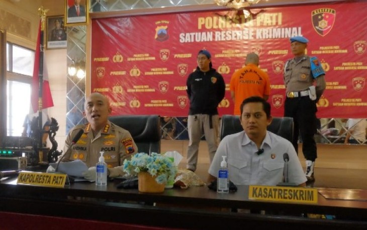 Konferensi pers kasus pembunuhan bayi 