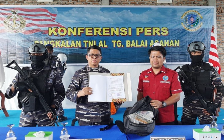 Penyelundupan sabu 6 Kg di perairan Kuala Bagan Asahan, Sumut, Kamis (4/5)