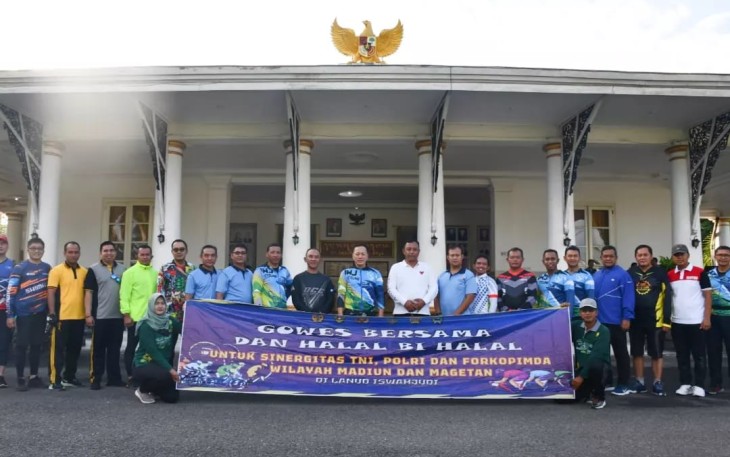 Sinergitas TNI-Polri dan Forkopimda di Magetan Jawa Timur, Jum'at (12/5)