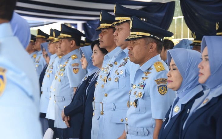 Upacara sertijab Danseskoau di Lembang, Bandung