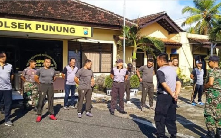 Olahraga bersama TNI Polri 