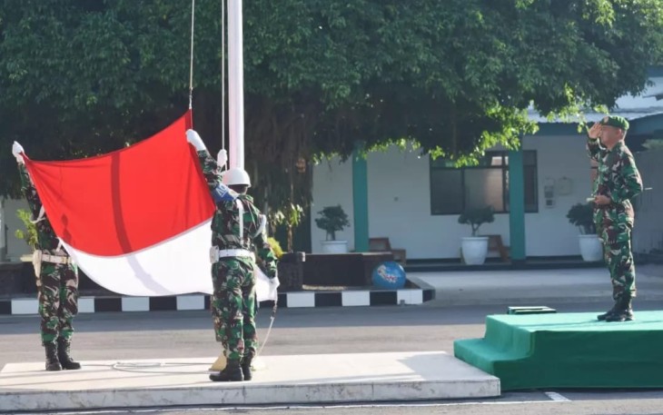 Upacara Hari Kebangkitan Nasional di Korem 081/DSJ 