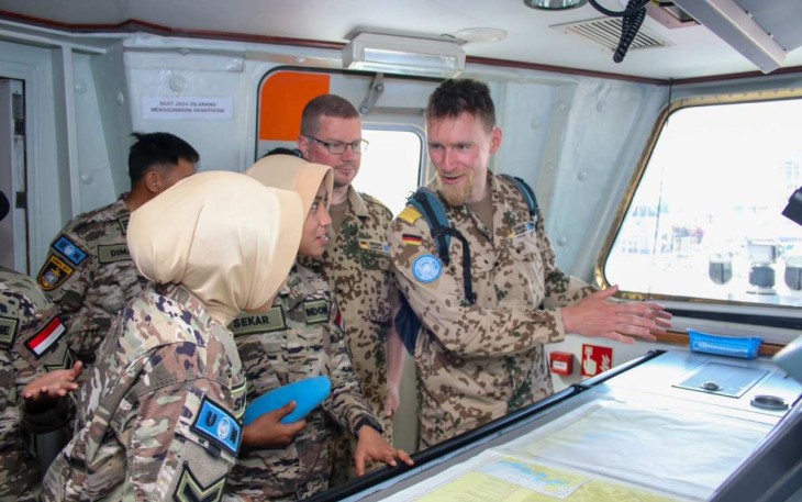 Prajurit Satgas MTF TNI Konga XXVIII-N/UNIFIL