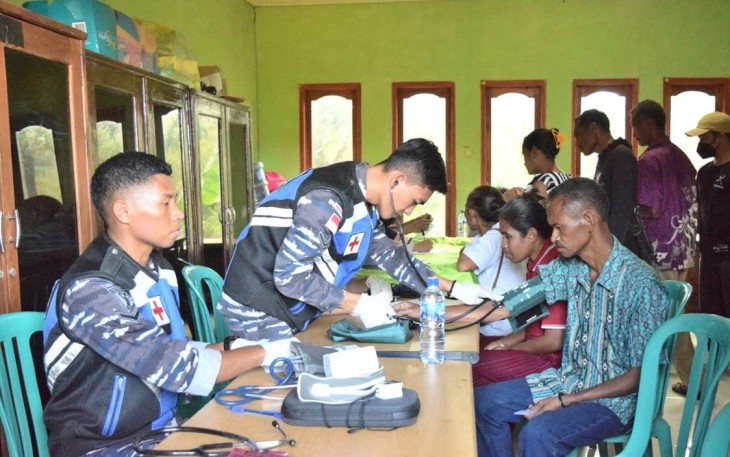 Bakti sosial kesehatan lanudal Kupang 