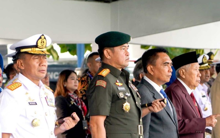 Pangkostrad Letjen TNI Maruli Simanjuntak menghadiri HUT Kolinlamil ke 62 di Jakarta, Senin (3/7)