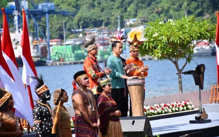Pengamanan VVIP kunjungan kerja presiden Joko Widodo di Jayapura 