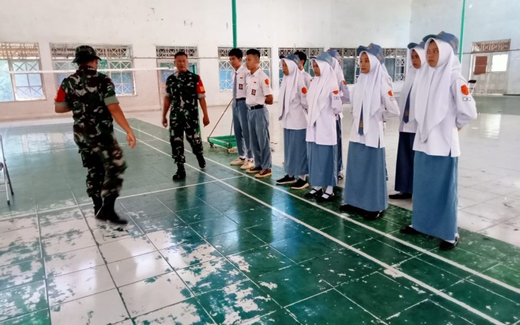 Seleksi tim paskibra Kecamatan Margoyoso Pati