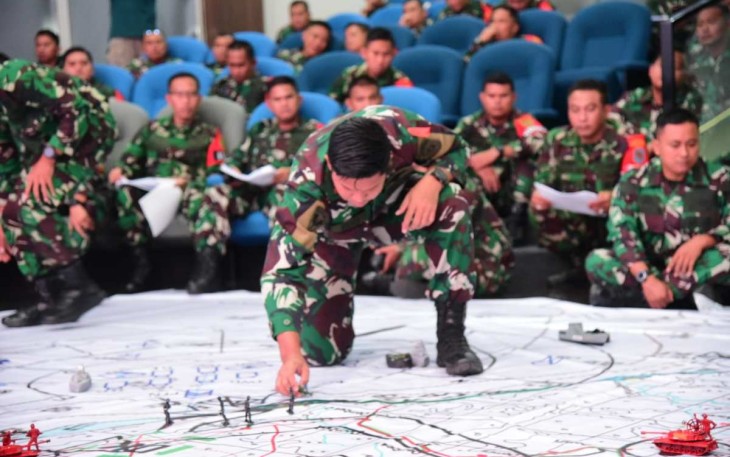 Tactical Floor Game Manuver Lapangan Latgab TNI 2023