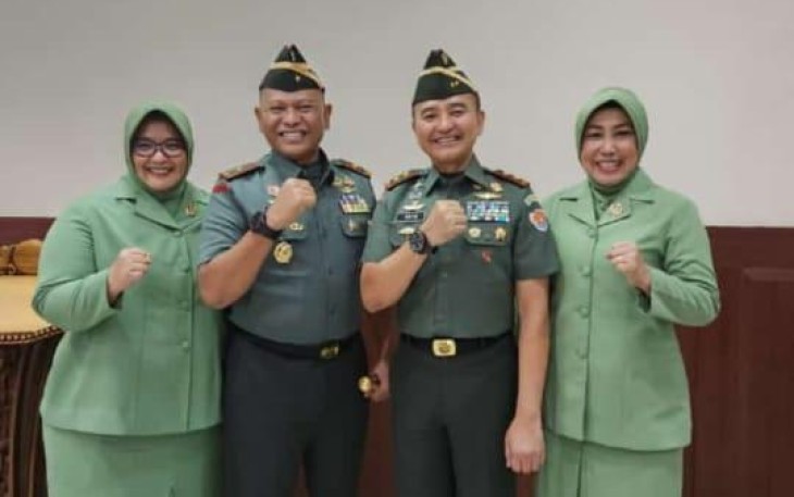 Brigjen TNI Luqman Arief saat foto bersama, Jum'at (4/8)