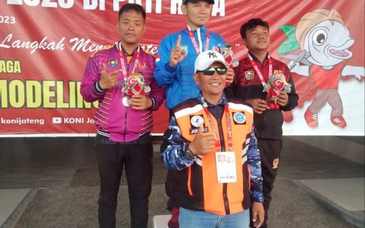 Prajurit Wing Udara 2 Puspenerbal Raih Medali Cabir Aeromodelling Porprov Jateng 2023 di Cepu Jateng, Minggu (13/8)