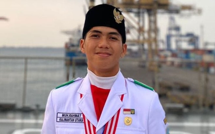 Muhammad Rahmad siswa SMA Hang Tuah Tarakan, Provinsi Kalimantan Utara 