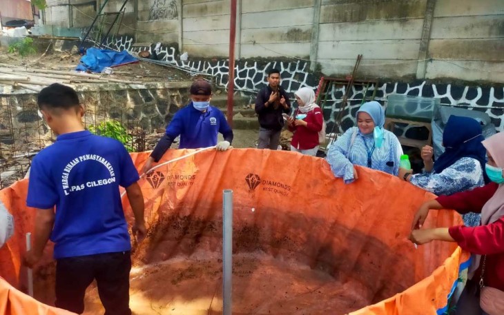 Pelatihan budidaya ikan lele warga binaan lapas Cilegon, Kamis (7/9)