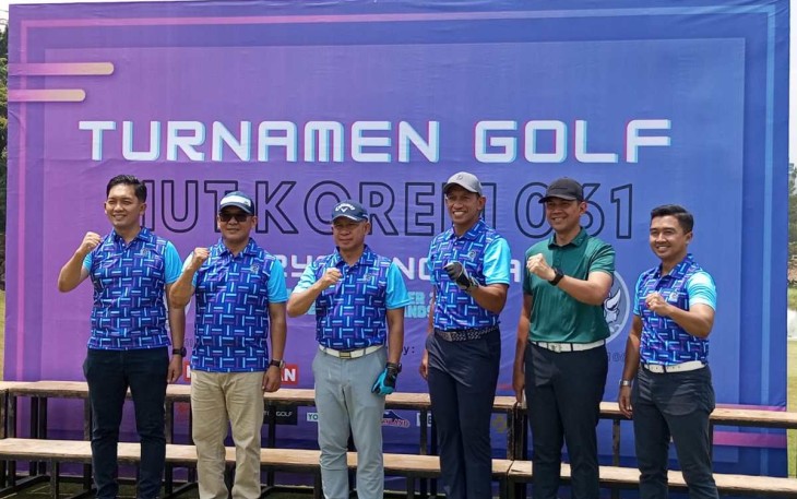 Turnamen golf Korem 061/SK di Bogor,  Kamis (7/9)
