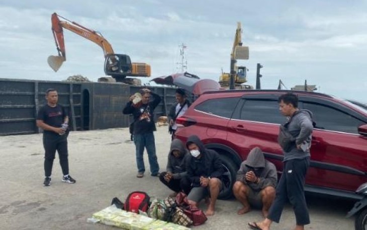 TNI AL Berhasil Tangkap Penyelundupan Sabu 15 KG Asal Malaysia 