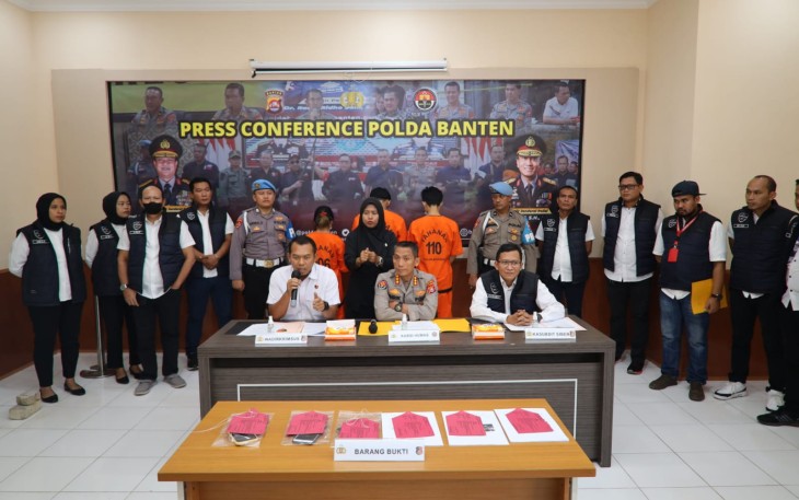 Ditreskrimsus Polda Banten Amankan Pelaku Promosi Judi Online di Media Sosial 