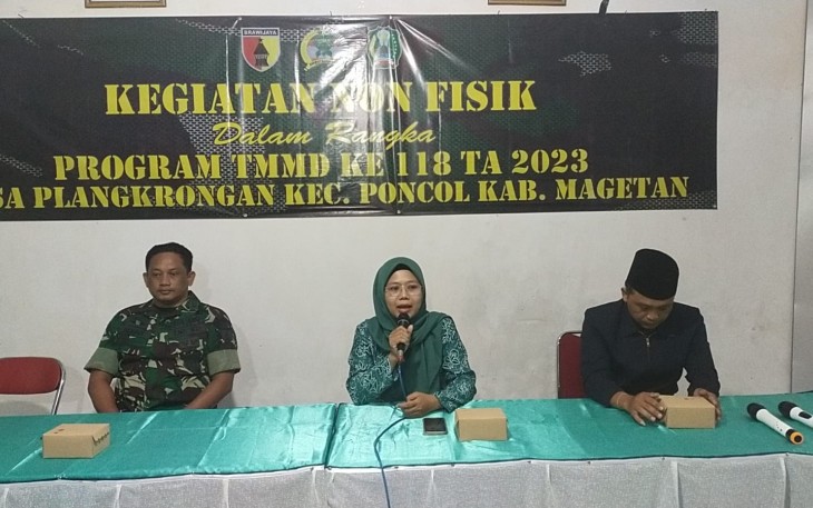 Penyuluhan PKK Satgas TMMD 118 Kodim 0804/Magetan