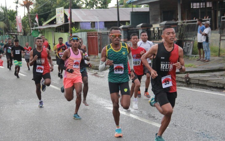 Lomba lari 5K di Nabire