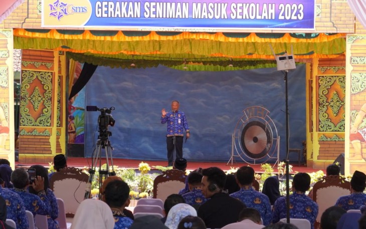 Gerakan seniman masuk sekolahan di Pati