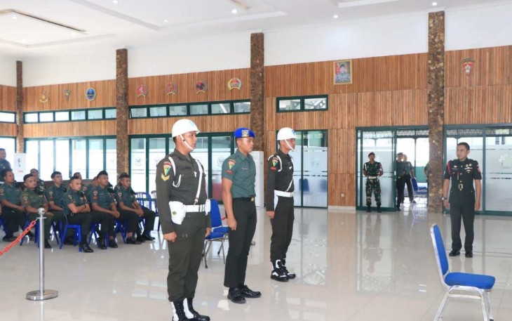 Sidang percepatan perkara hukum prajurit satuan jajaran Divif 2 Kostrad, Malang, Rabu (18/10)