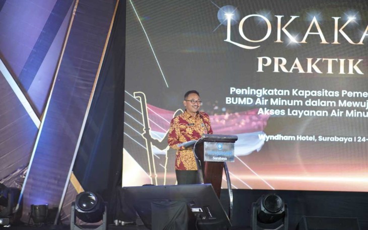 Dirjen Bangda Kemendagri Restuardy Daud 